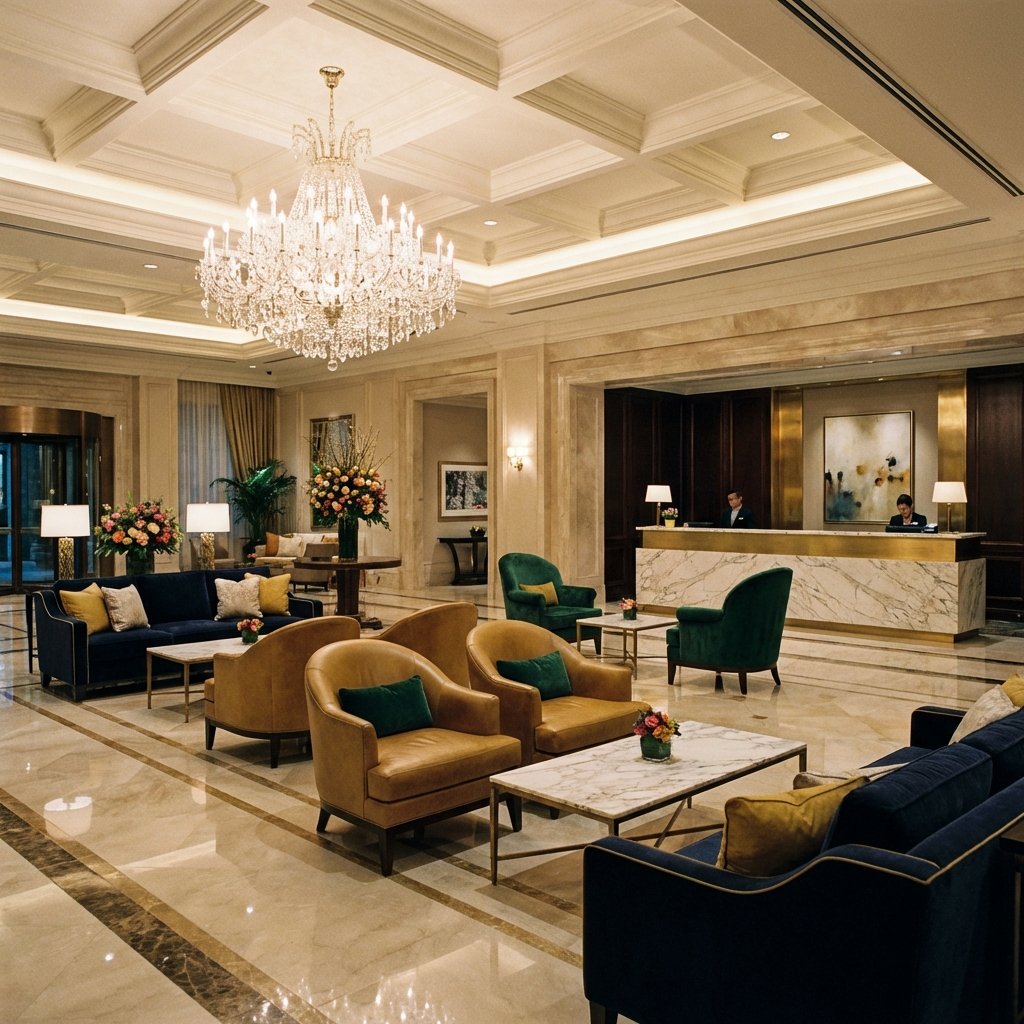Lüks otel lobi tasarımı